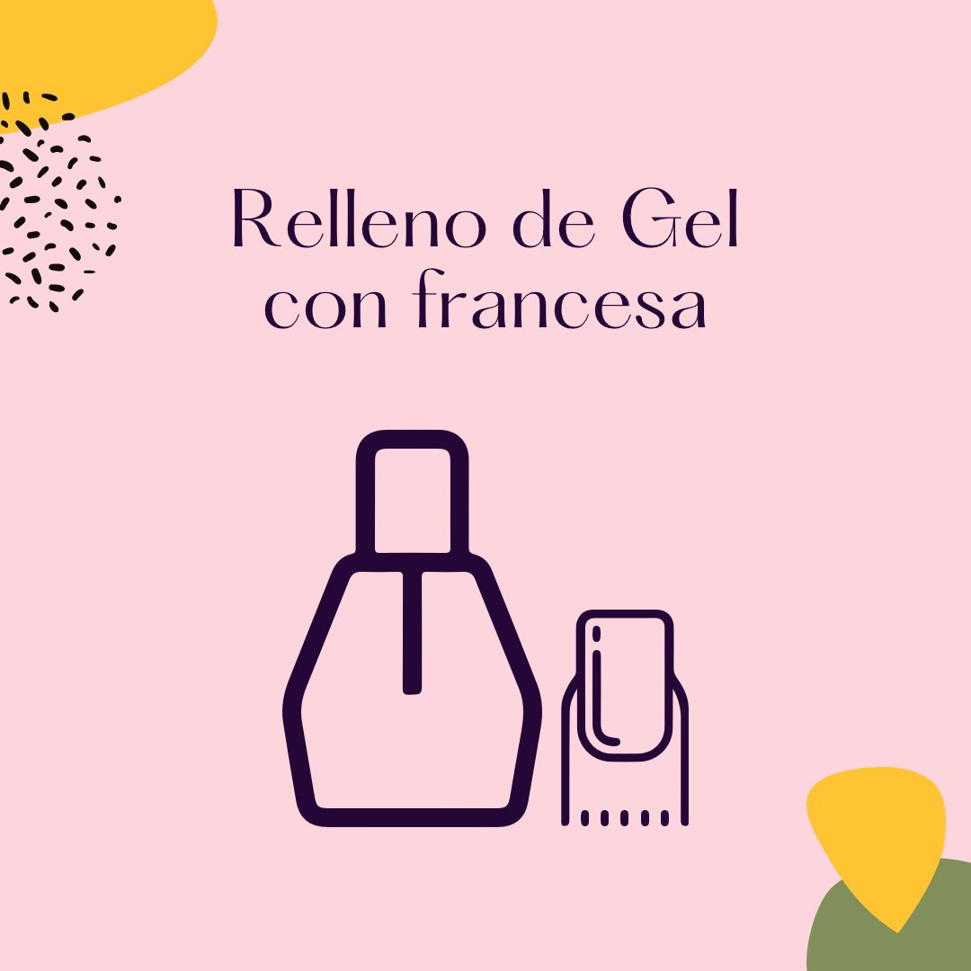 Uñas de gel francesa. Manicura en Valencia